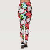 Leggings fruit de dragon rouge (Dos)