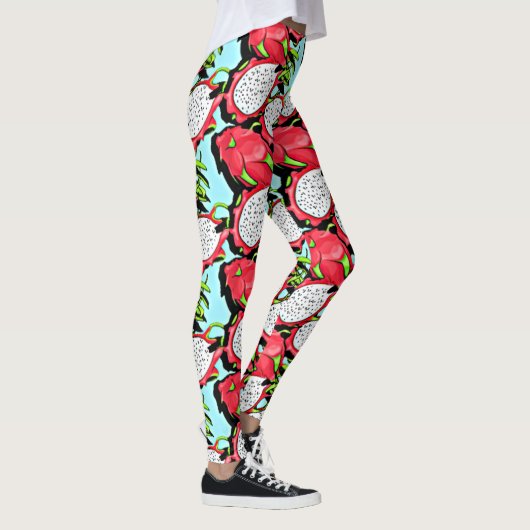 Leggings fruit de dragon rouge (Droite)