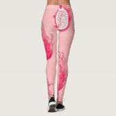 Leggings Fruit Dragon : Haute Détail sans joint (Dos)