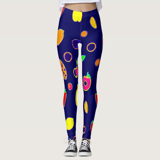 Leggings Fruit électrique Fiesta Design (Devant)
