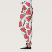 Leggings Fruit motif transparent | motif de surface de frui (Gauche)
