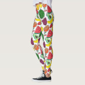 Leggings Fruit motif transparent | motif de surface de frui (Gauche)