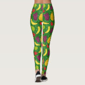 Leggings Fruit motif transparent | motif de surface de frui (Dos)