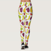 Leggings Fruit motif transparent | motif de surface de frui (Dos)