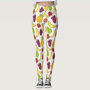 Leggings Fruit motif transparent motif de surface de frui