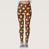 Leggings Fruités Vifs & Audacieux (Devant)