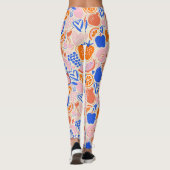 Leggings Fruits Bleus Orange Légumes (Dos)