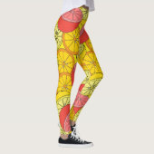 Leggings Fruits d'agrumes Motif transparent (Droite)