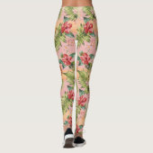 Leggings Fruits d'ananas tropicaux Motif (Dos)