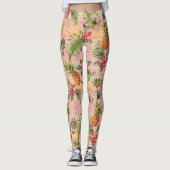 Leggings Fruits d'ananas tropicaux Motif (Devant)
