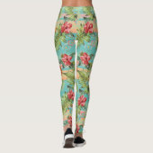 Leggings Fruits d'ananas tropicaux Motif (Dos)