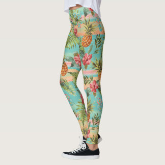 Leggings Fruits d'ananas tropicaux Motif