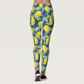 LEGGINGS FRUITS DE CITRON DANS LE BLEU CAMPAGNARD (Dos)