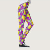 LEGGINGS FRUITS DE LÉMON EN ARRIÈRE - PLAN PURPLE (Droite)