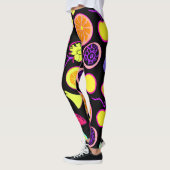 Leggings Fruits de Neon Vibrants (Gauche)