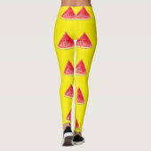 Leggings Fruits de pastèque été Nourriture Motif tropical (Dos)