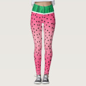 Leggings Fruits d'été de la pastèque de Whimsal (Devant)