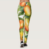 Leggings Fruits et feuilles de mangue  (Dos)