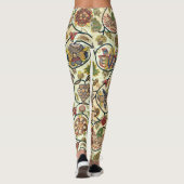 Leggings Fruits et fleurs de broderie (Dos)