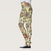 Leggings Fruits et fleurs de broderie (Gauche)