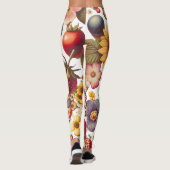 Leggings Fruits fabuleux et fleurs parfumées (Dos)