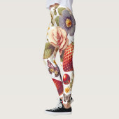Leggings Fruits fabuleux et fleurs parfumées (Gauche)