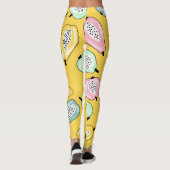 Leggings Fruits tropicaux : Motif d'impression dynamique (Dos)
