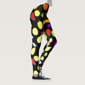 Leggings Fruits tropiques néons éclatés (Droite)