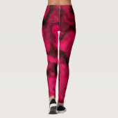 Leggings Fuchsia Nuages Abstraits (Dos)
