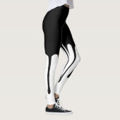 Leggings Fuite d'encre Noir V1 (Droite)