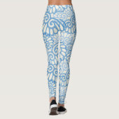 Leggings Fun Blue Seashell (Dos)