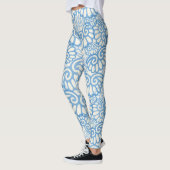 Leggings Fun Blue Seashell (Gauche)