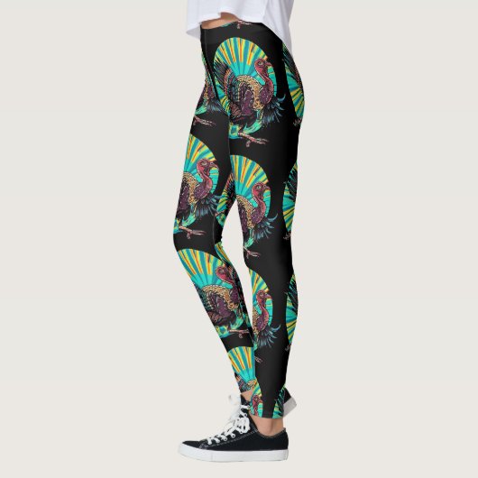 Leggings Fun Courir la Turquie Tom (Gauche)
