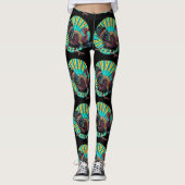 Leggings Fun Courir la Turquie Tom (Devant)