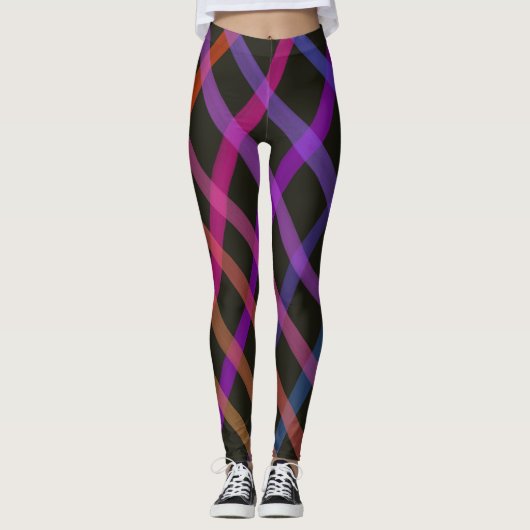 Leggings Fun Criss Cross Happy Rainbow (Devant)