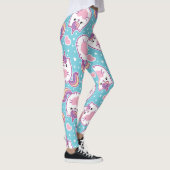 Leggings Fun Cute Chubby Kitschy Unicorn Kitty (Droite)
