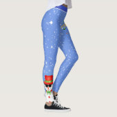 Leggings Fun Festive Joyeux Noël avec Funky Snowman (Droite)