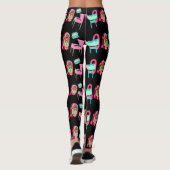 Leggings Fun Fifties Jukebox Music Players Motif (Dos)