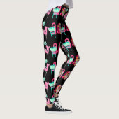Leggings Fun Fifties Jukebox Music Players Motif (Droite)