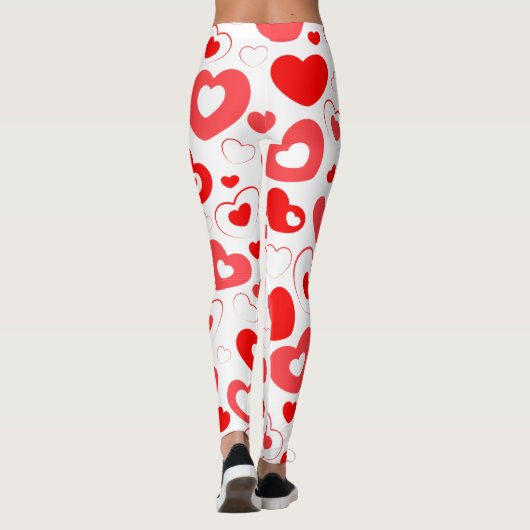 Leggings Fun Holiday Heart Design (Dos)