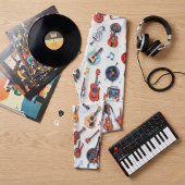 Leggings Fun Music Lover - Colorful Musical Instruments
