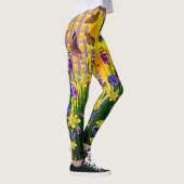 Leggings Fun papillon Lavande Fleurs Springtime (Droite)