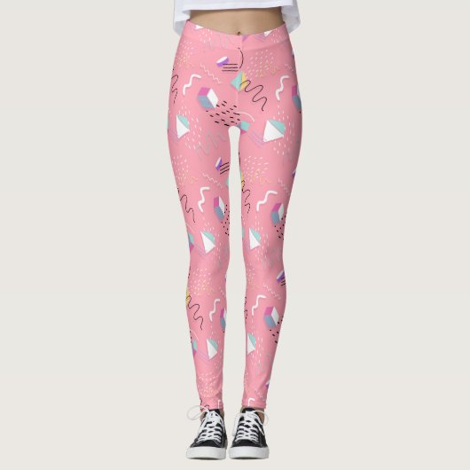 Leggings Fun Pink 1990 (Devant)