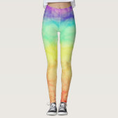 Leggings Fun Tie Dye Rainbow Yoga (Devant)