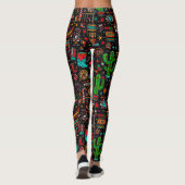 Leggings Fun Western Motif Noël (Dos)