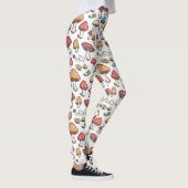 Leggings Fungi Fancy : Un Doodle De Champignons Whimsical (Droite)