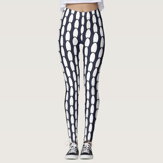 Leggings Funky Cercles Taches Puissance (Devant)