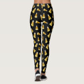 Leggings Funky Corn Octobre Fête d'Halloween Black (Dos)