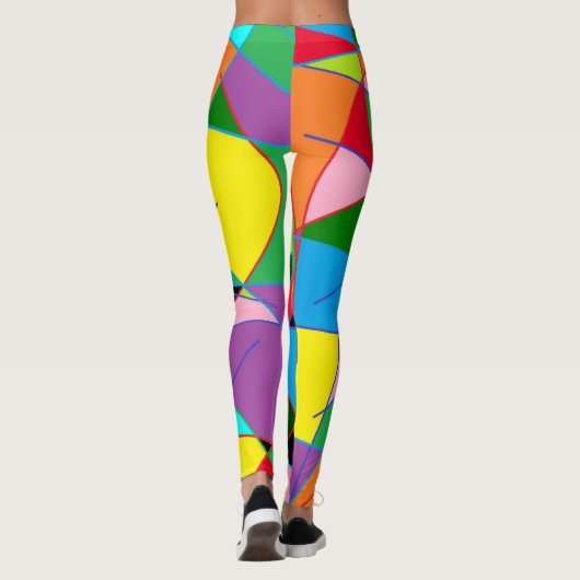 Leggings Funky fun show business style grand design audacie (Dos)