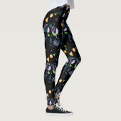 Leggings Funky Hip géométrique Abstrait les années 50 Art M (Droite)